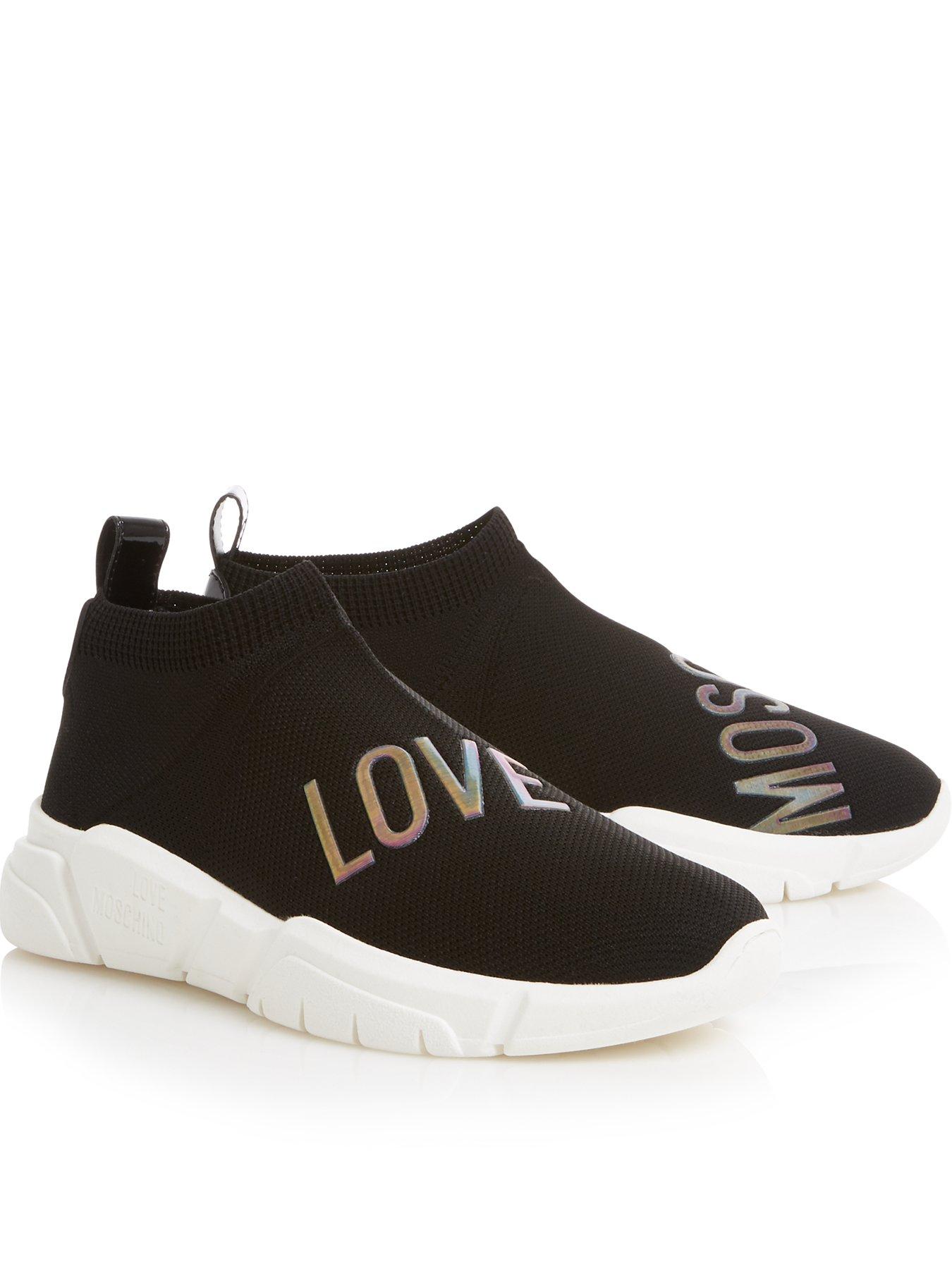 love moschino sock runner trainers