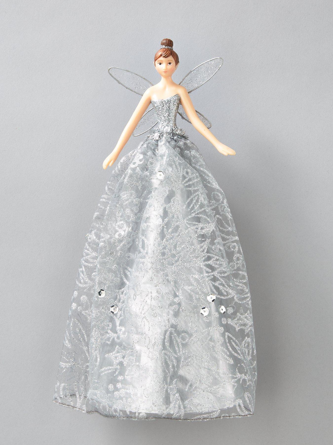 Gisela Graham Silver Fairy Christmas Tree Topper review