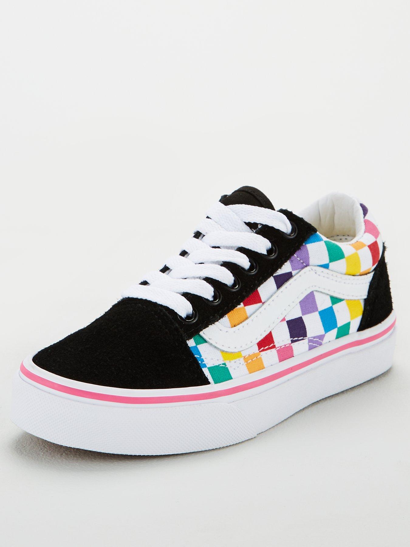 rainbow sole vans uk