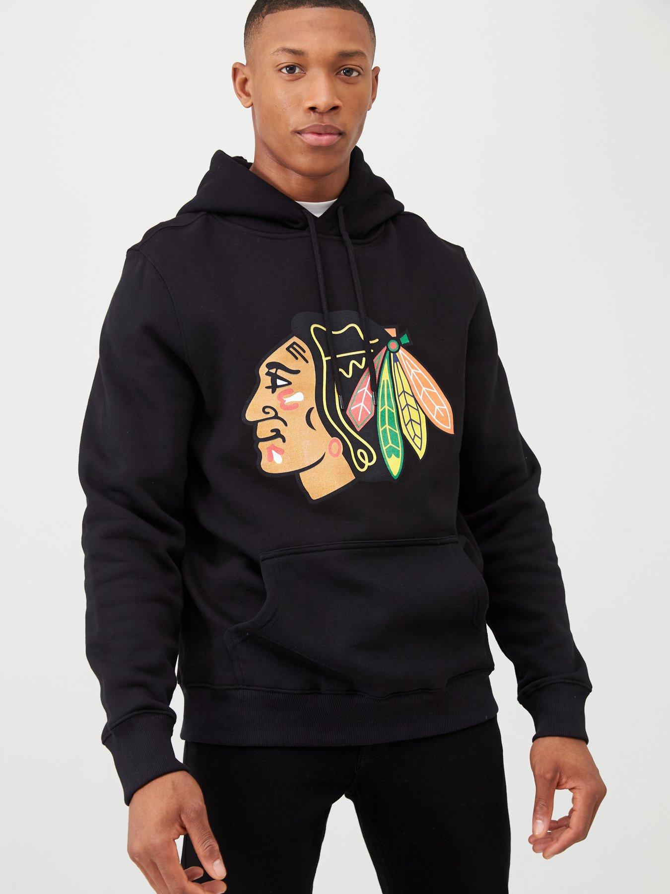 black blackhawks hoodie