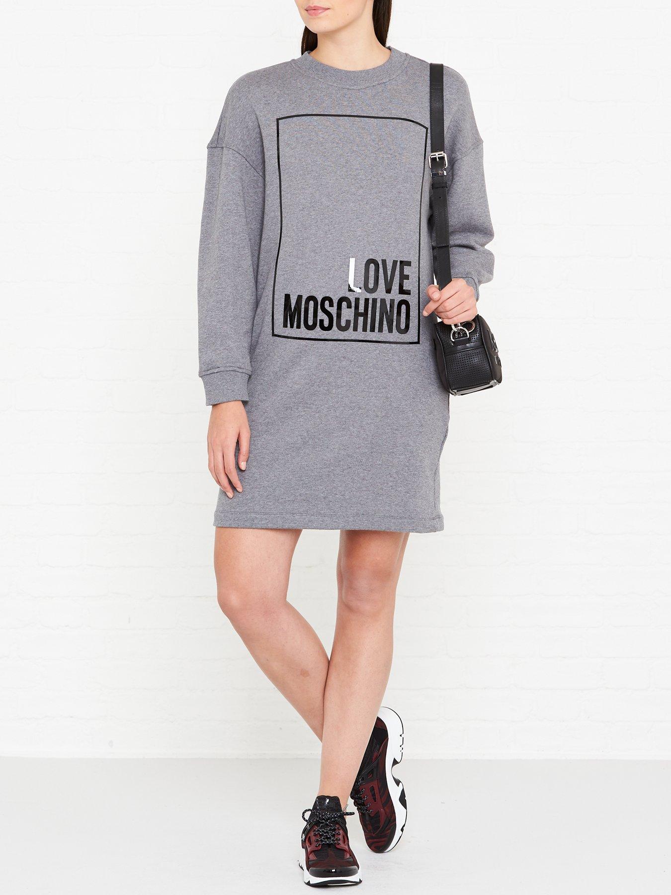 love moschino sweatshirt dress