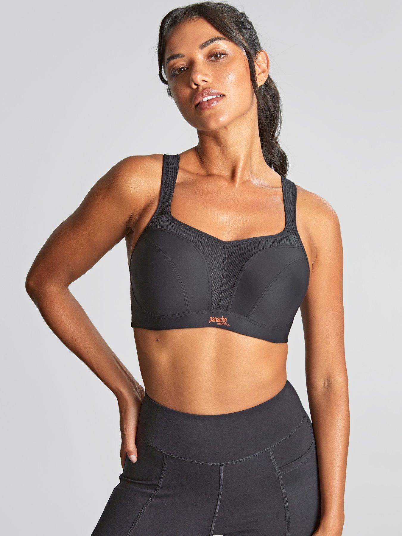 Panache Ultra Perform Non Padded Sports Bra Charcoal – Brastop UK