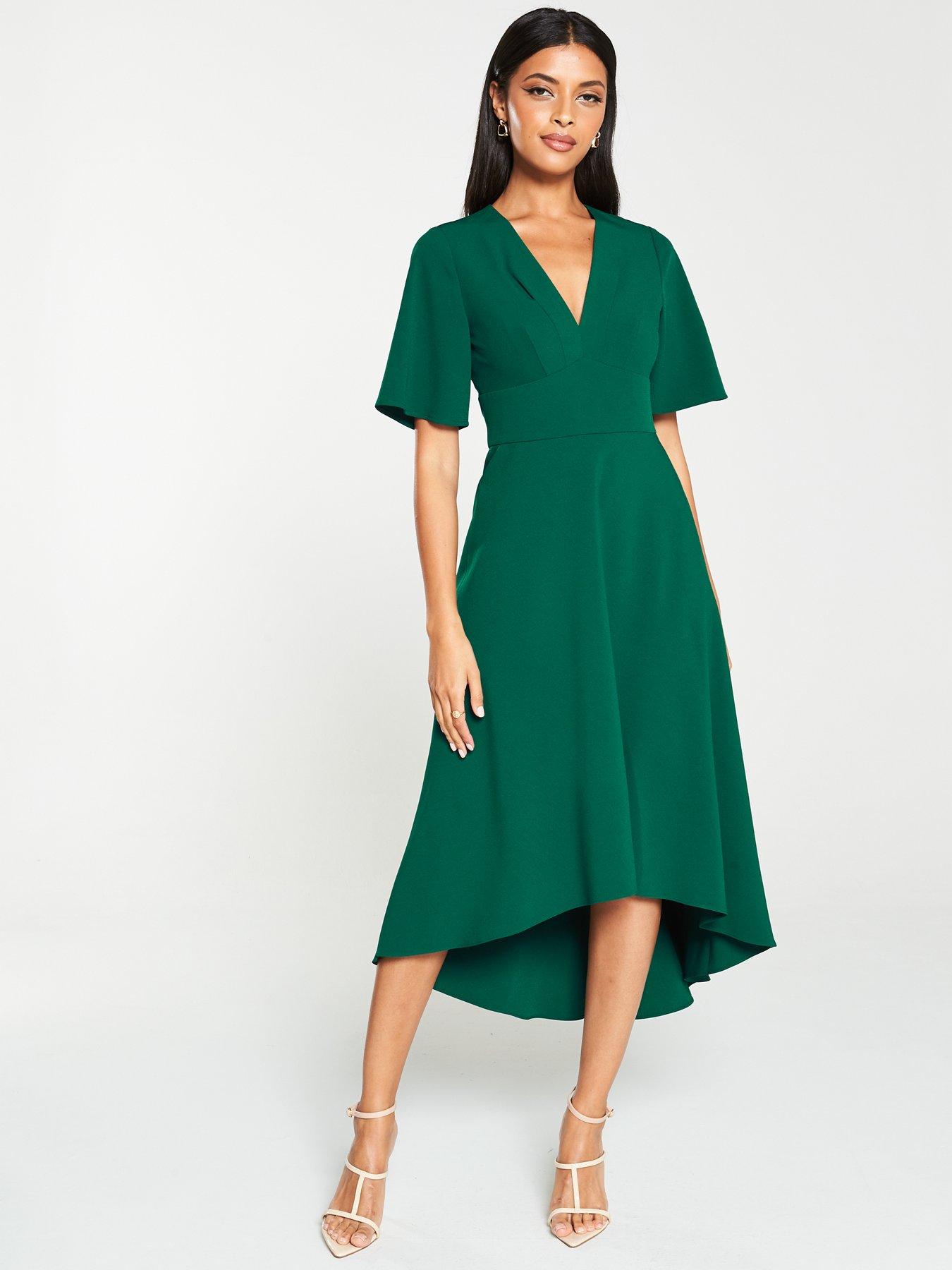 midi sleeve dress uk