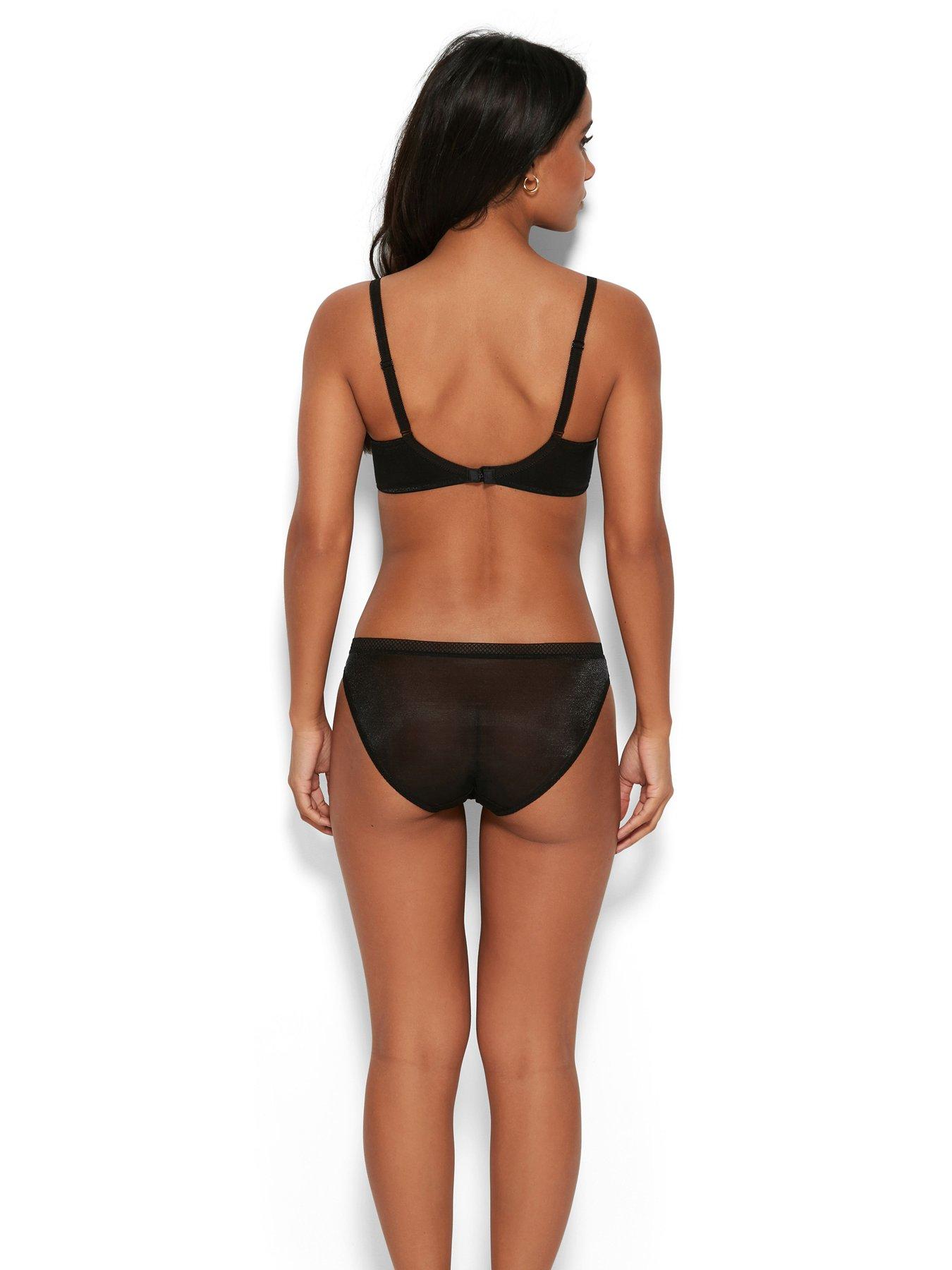 Image 2 of 4 of Gossard Glossies High Apex Light Padded Bra - Black