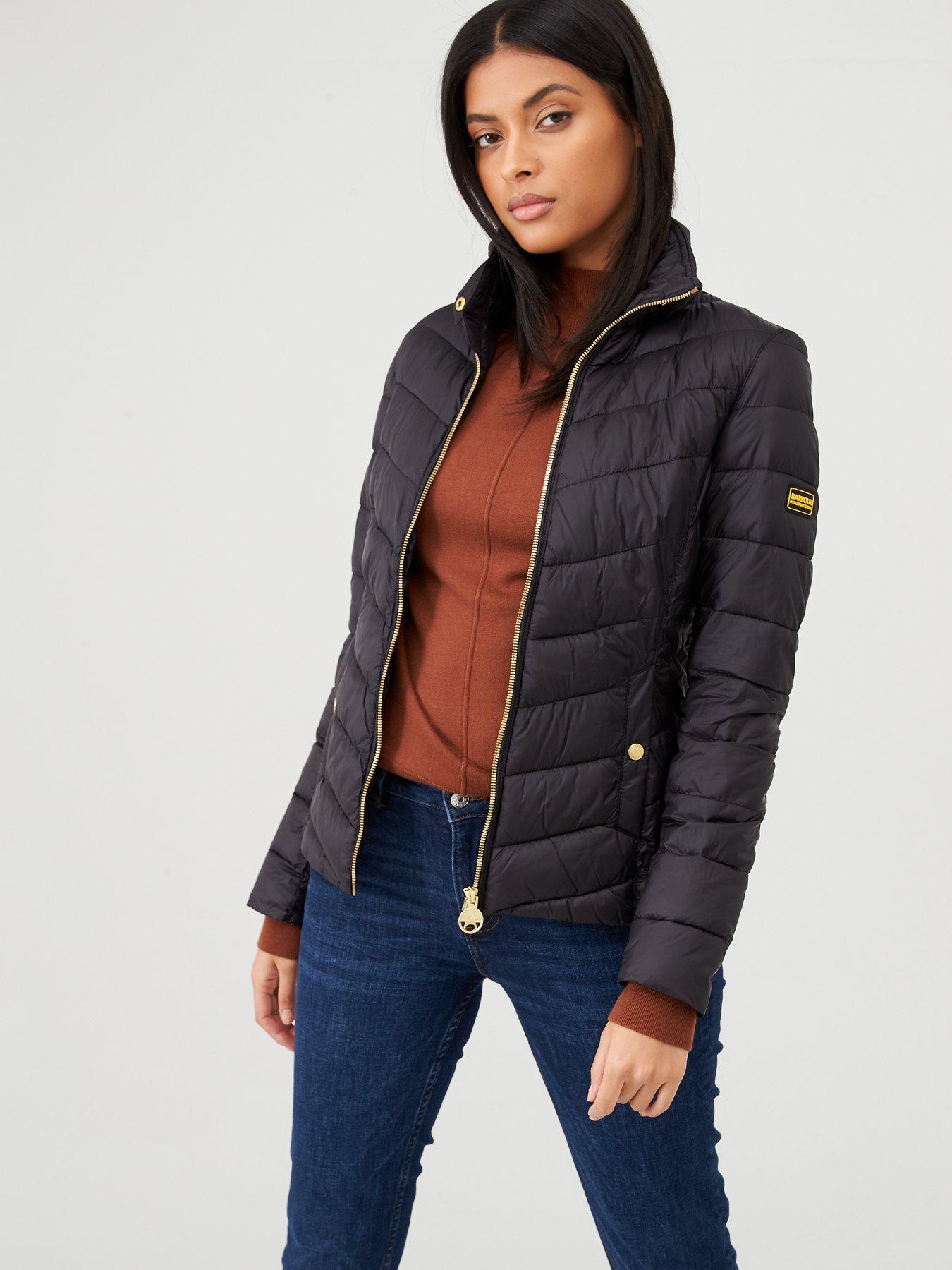 barbour international aubern quilted jacket