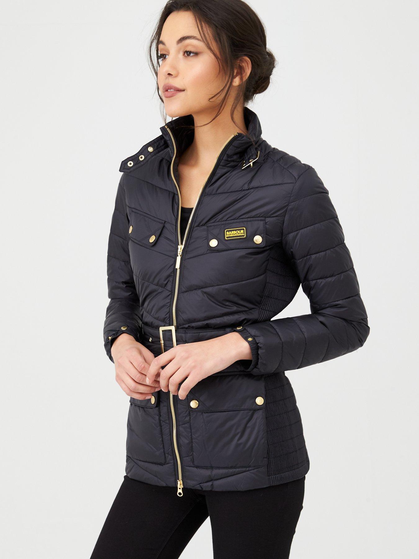 barbour international womens quilted jacket