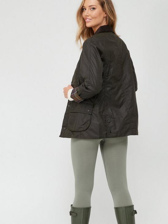 stillFront image of barbour-classic-beadnellreg-wax-jacket-olive