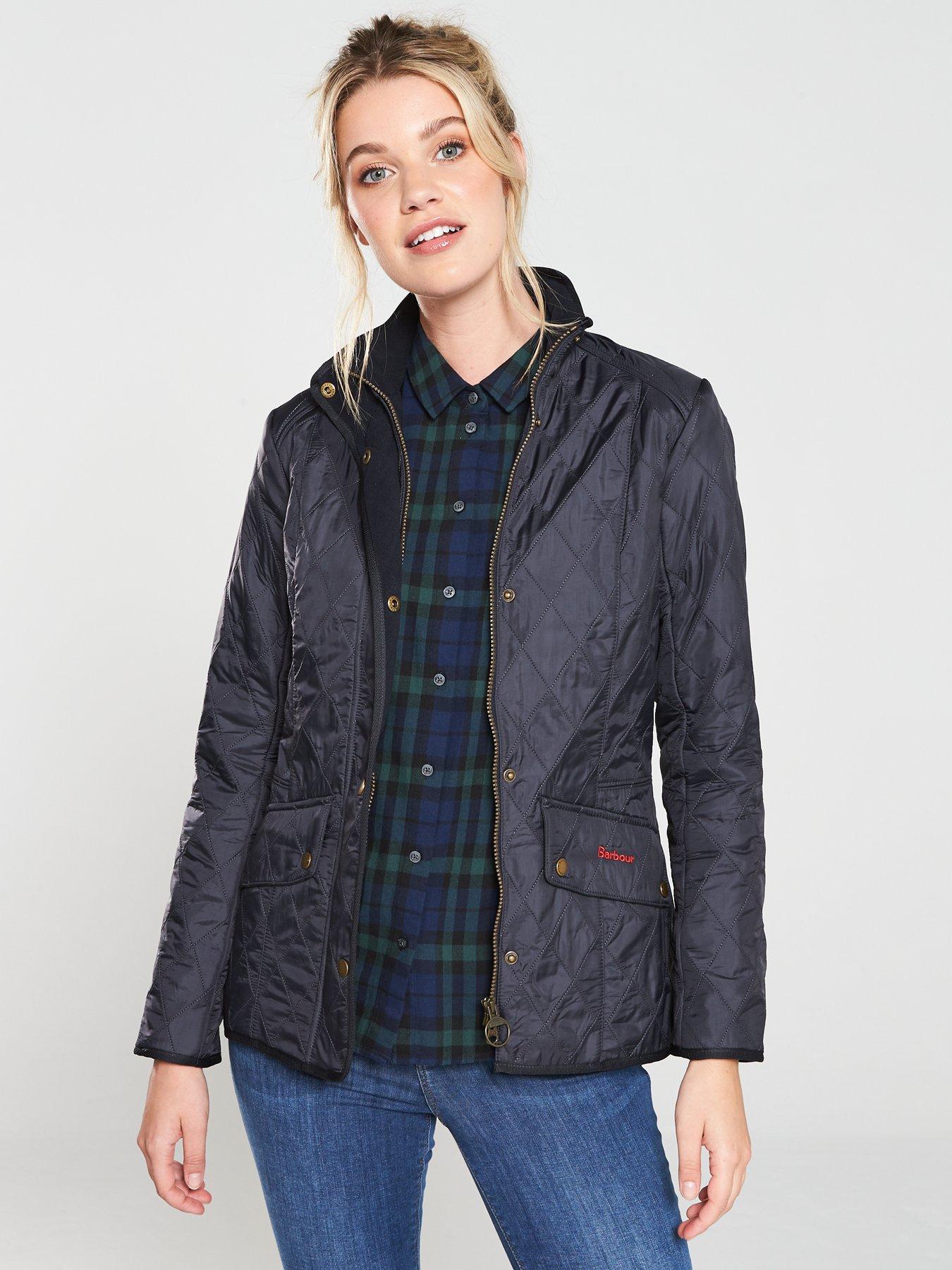 barbour cavalry polarquilt jacket black