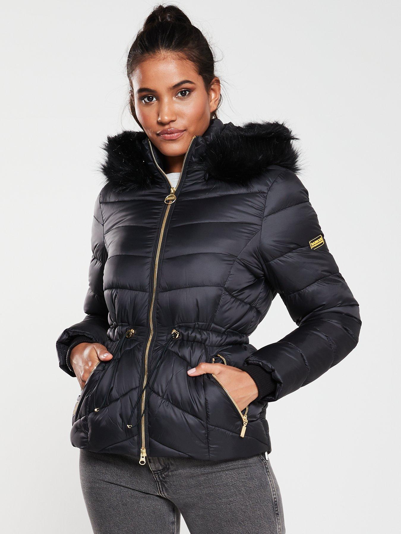 barbour international island quilted jacket