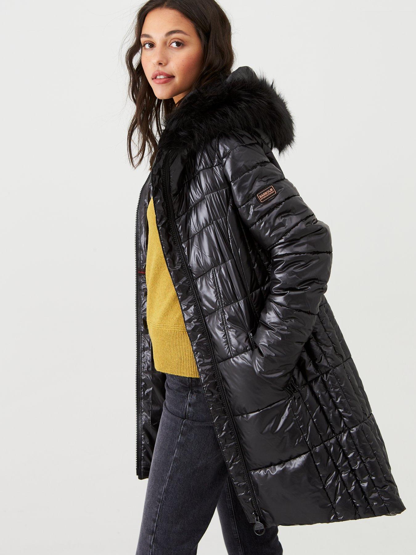 ladies barbour international quilted jacket