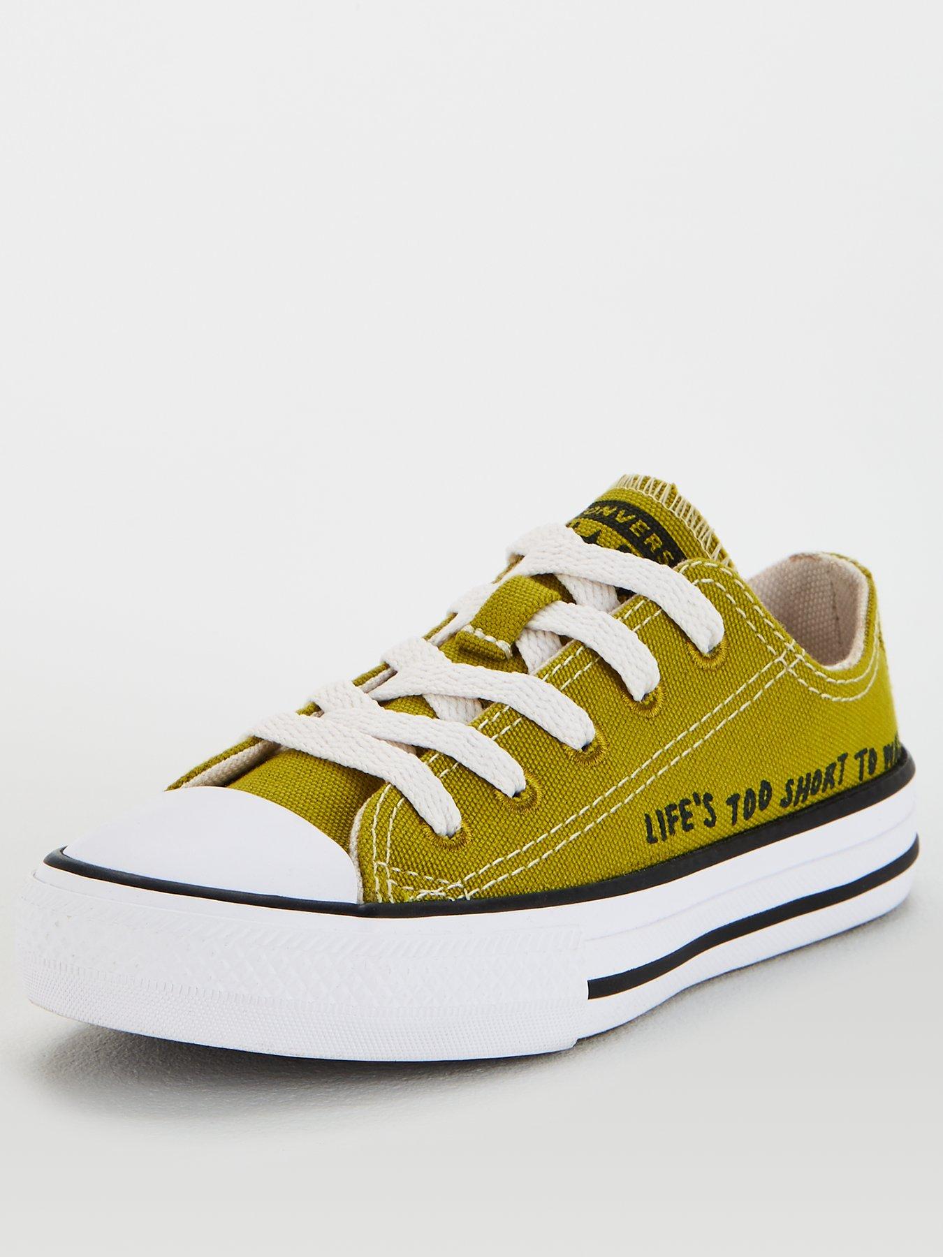 kids green converse