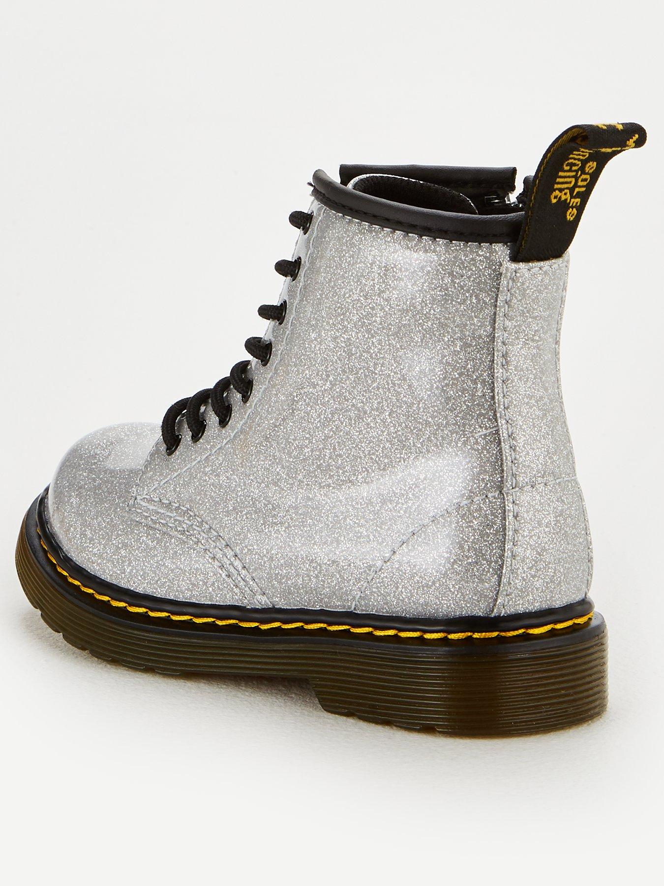 silver glitter dr martens