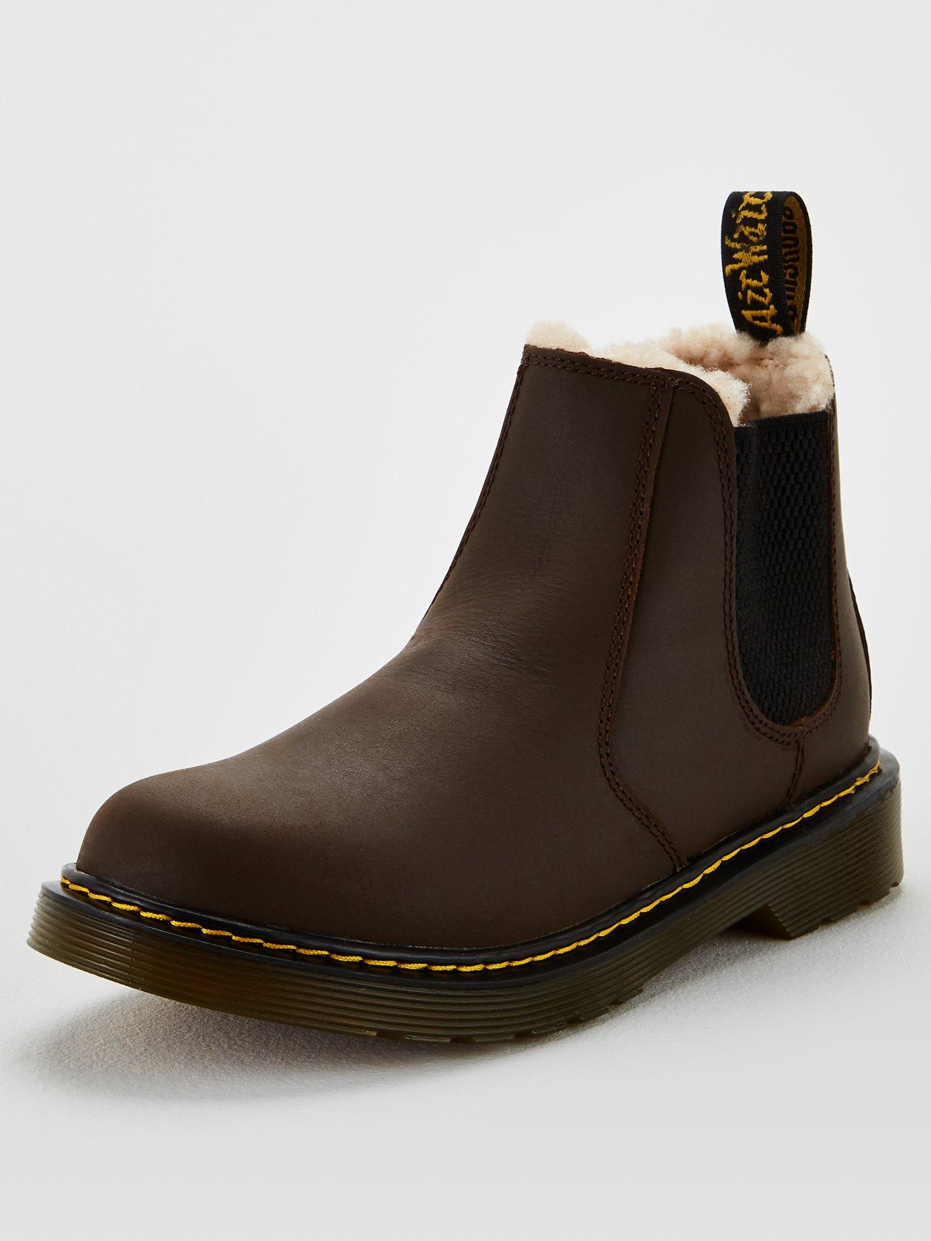 fleece lined chelsea boots