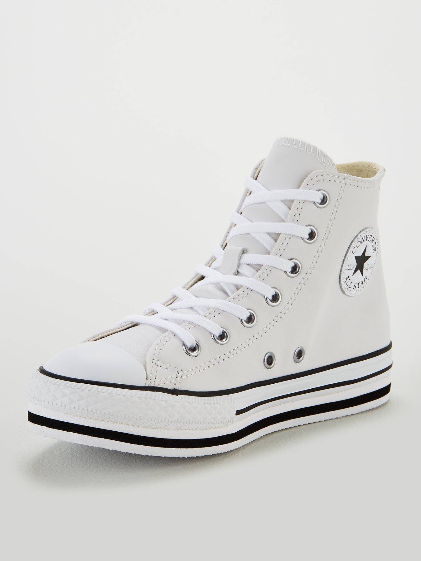 all star white platform
