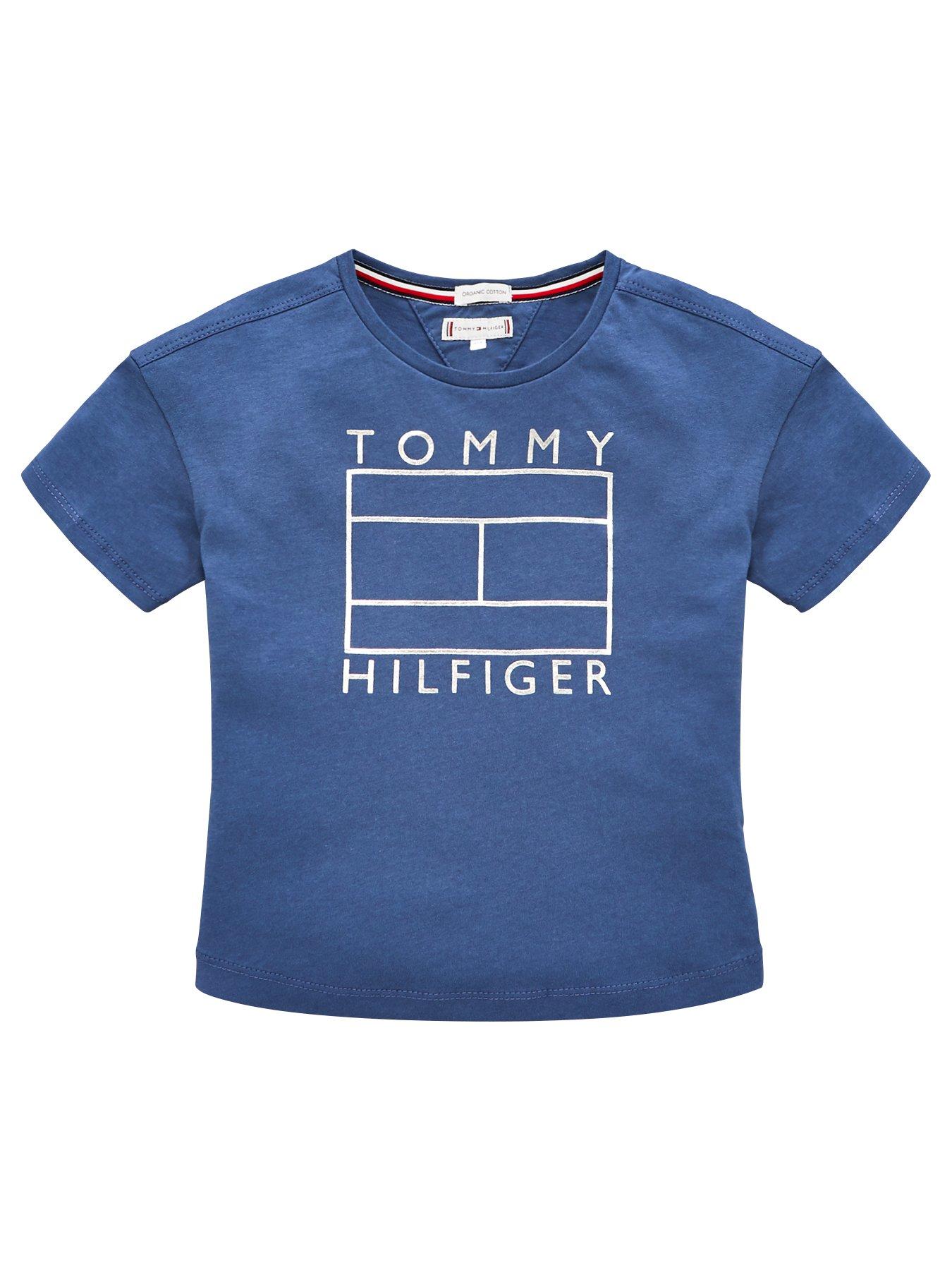 Tommy Hilfiger Girls Foil Logo Short Sleeve T-Shirt review