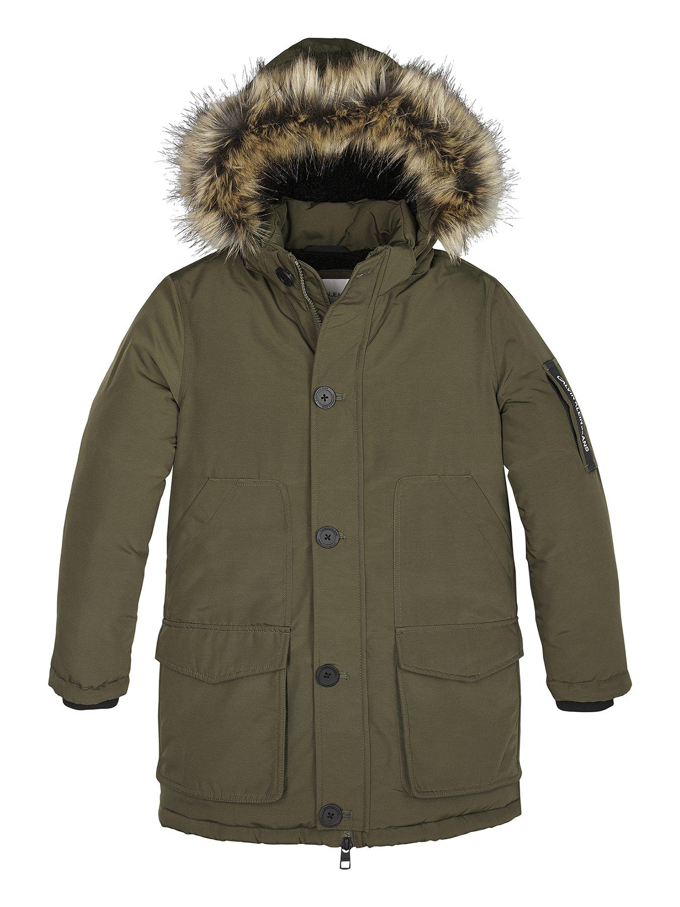 Calvin Klein Jeans Boys Expedition Longline Parka review