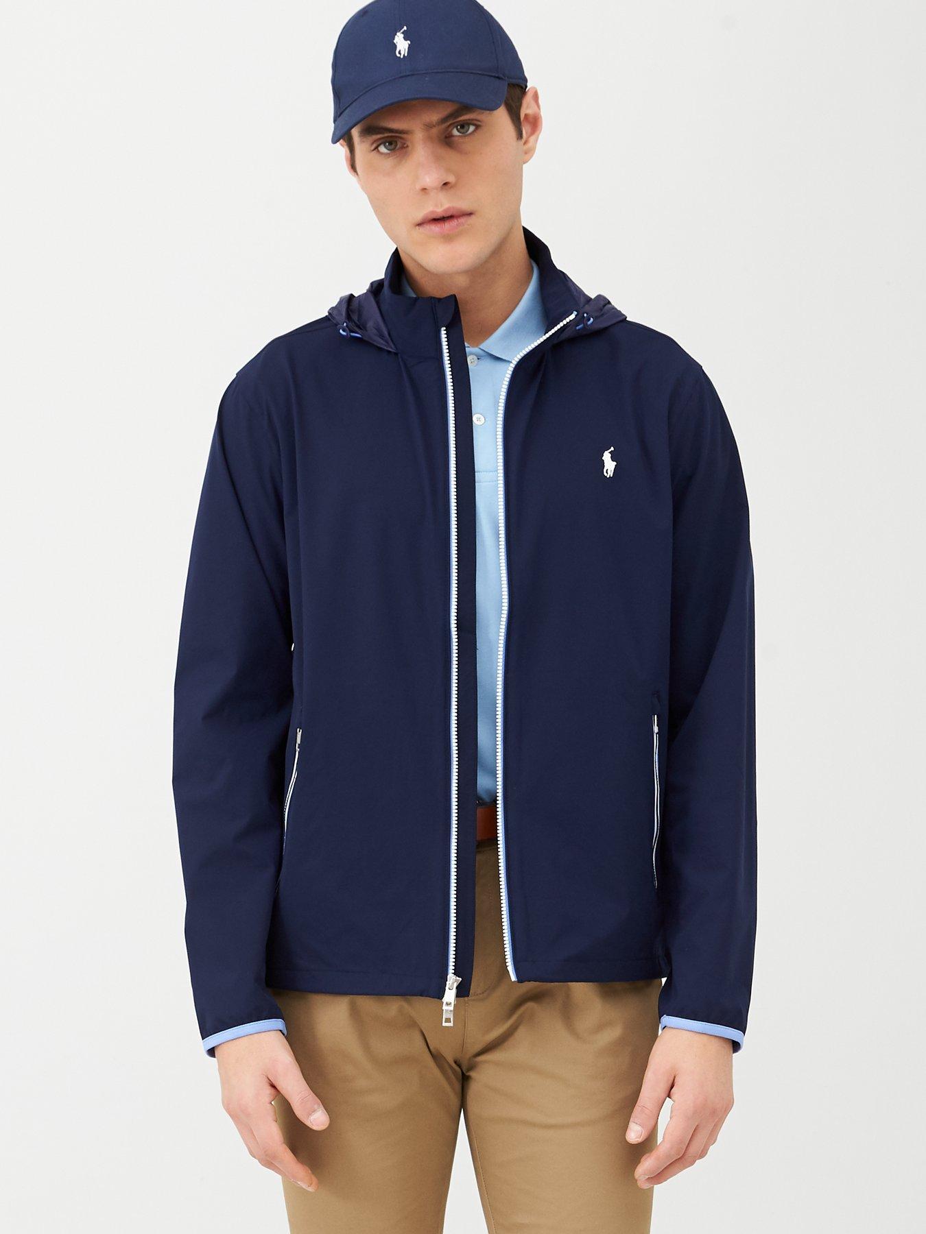 polo packable hooded jacket