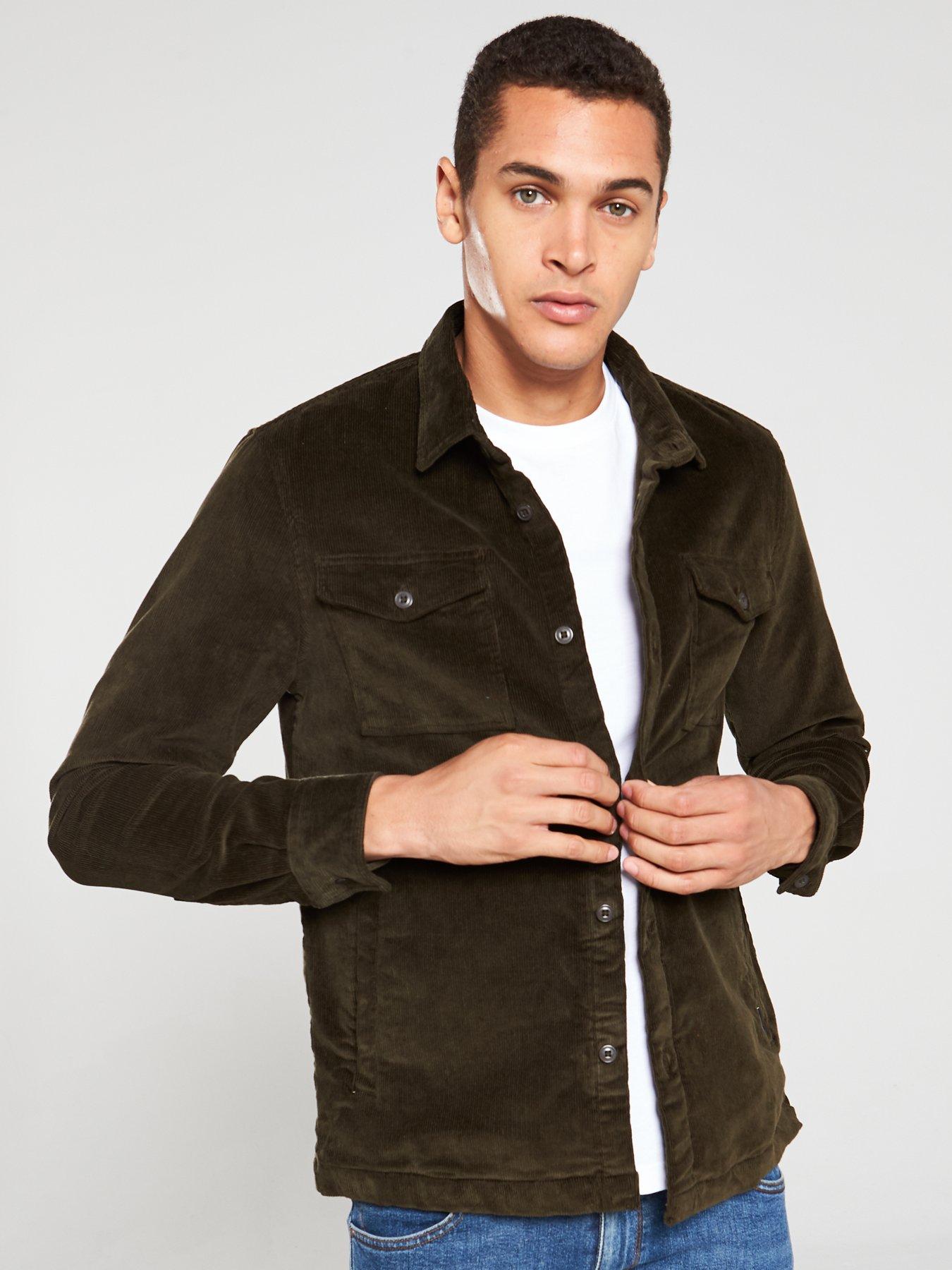 barbour overshirt green