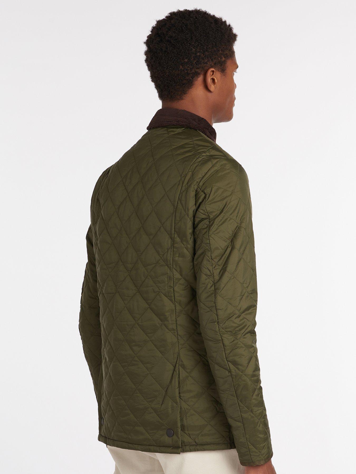 Barbour Heritage Liddesdale Quilted Jacket - Olive | very.co.uk