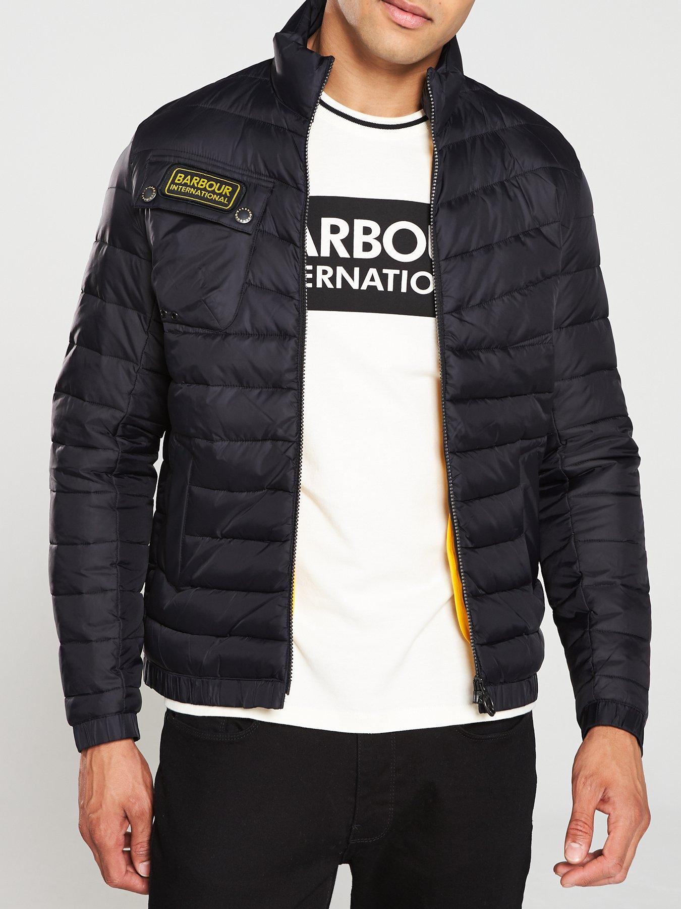 barbour international fibre down jacket