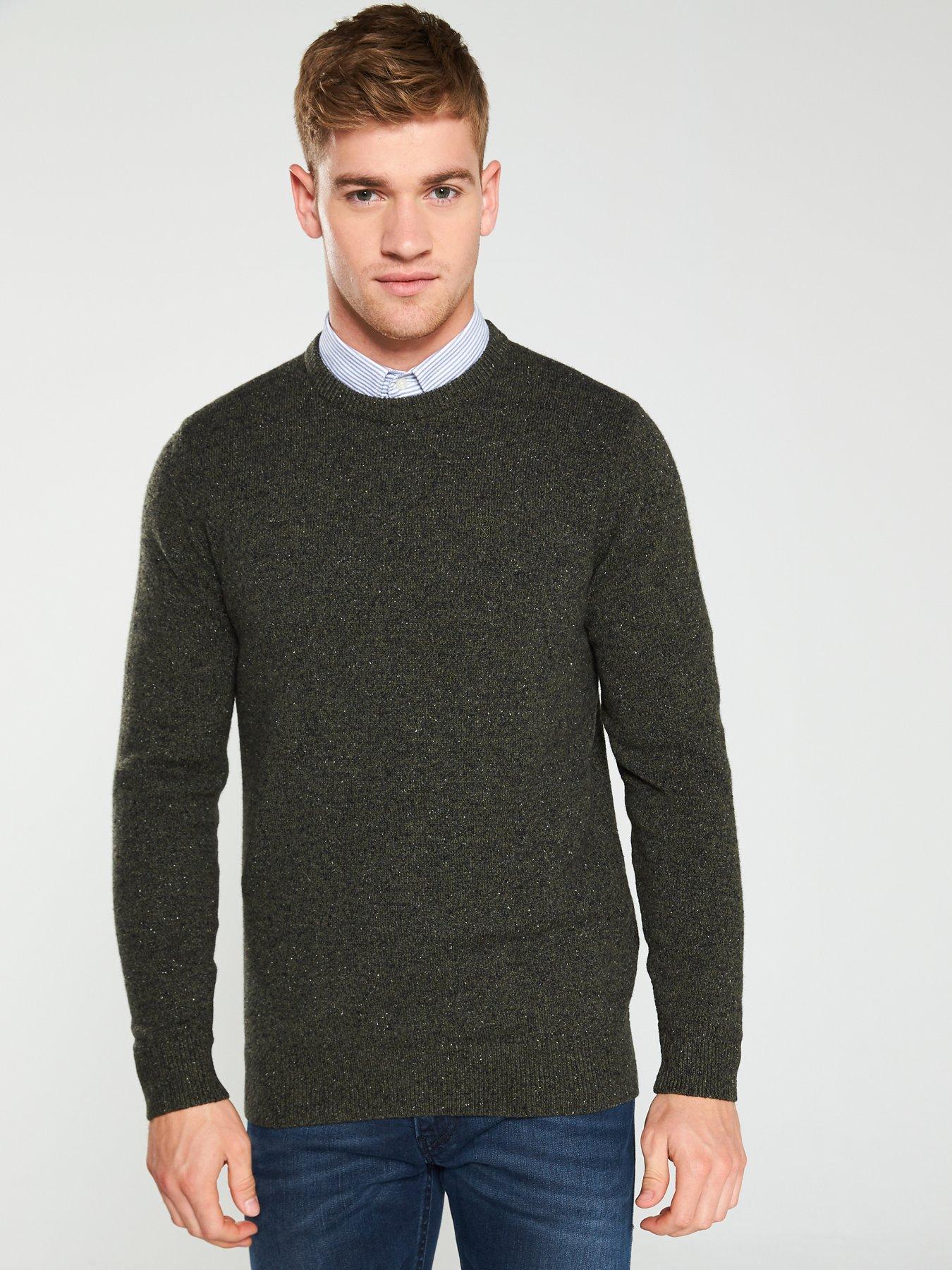 barbour green jumper