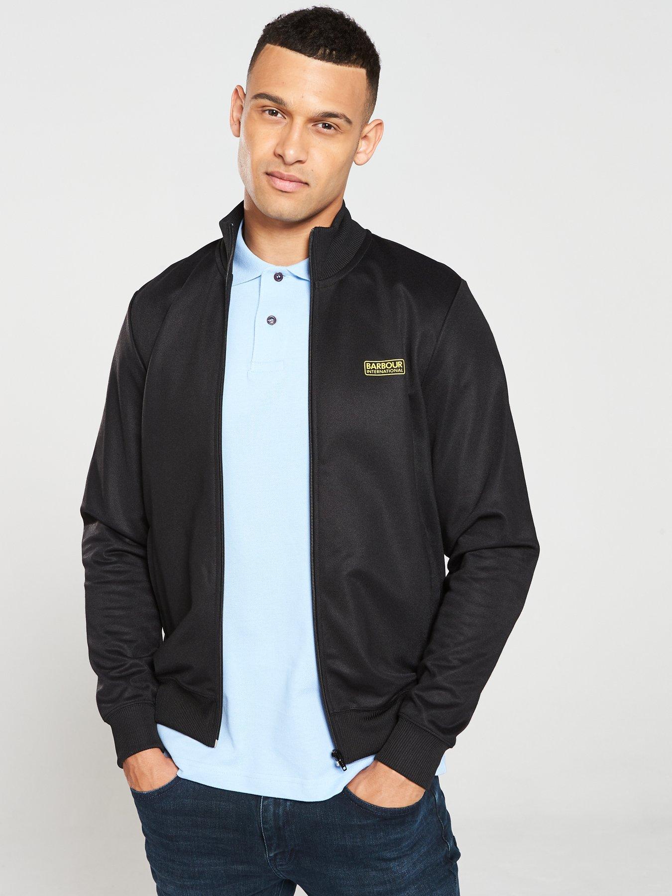 barbour track top