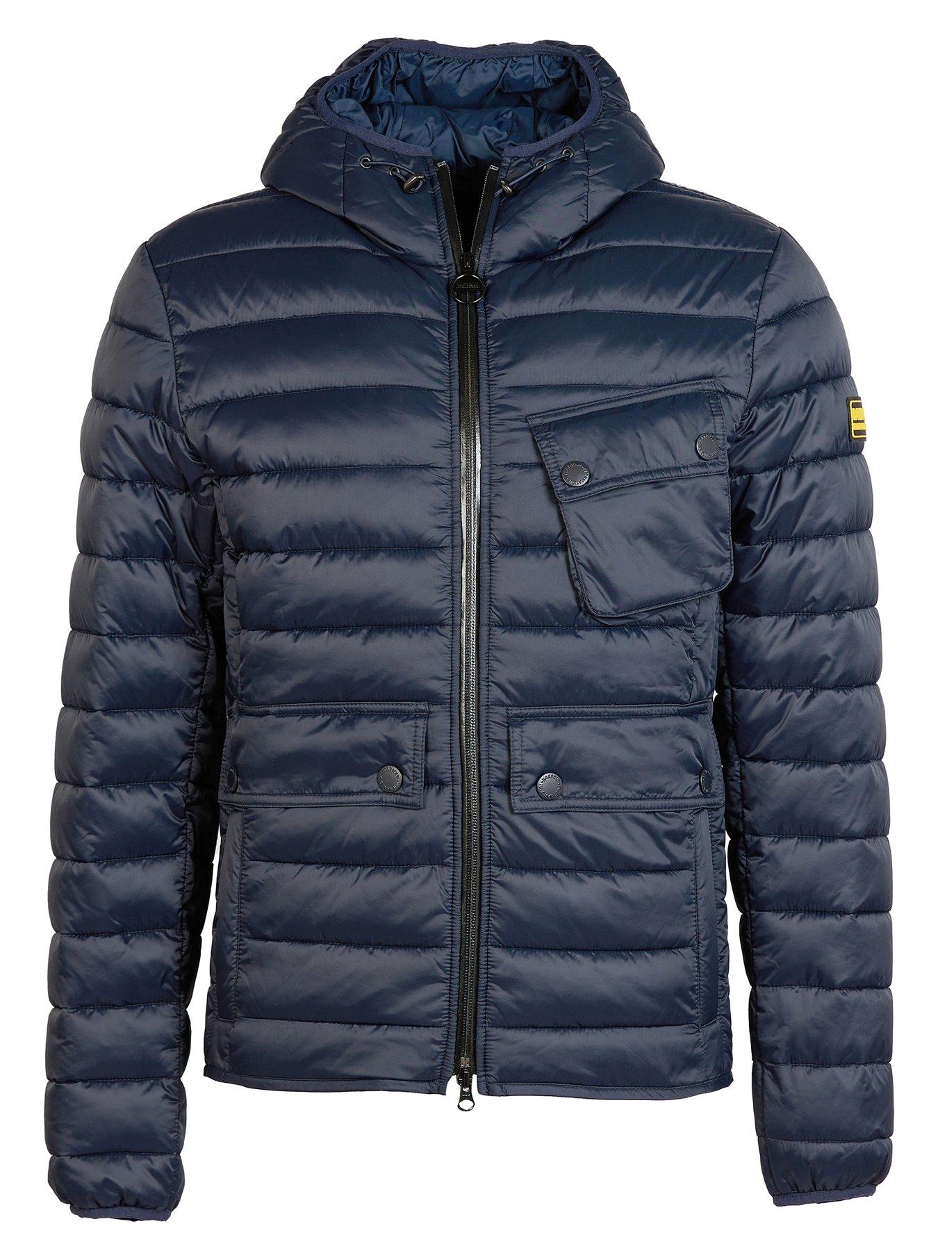 Barbour ouston jacket navy best sale