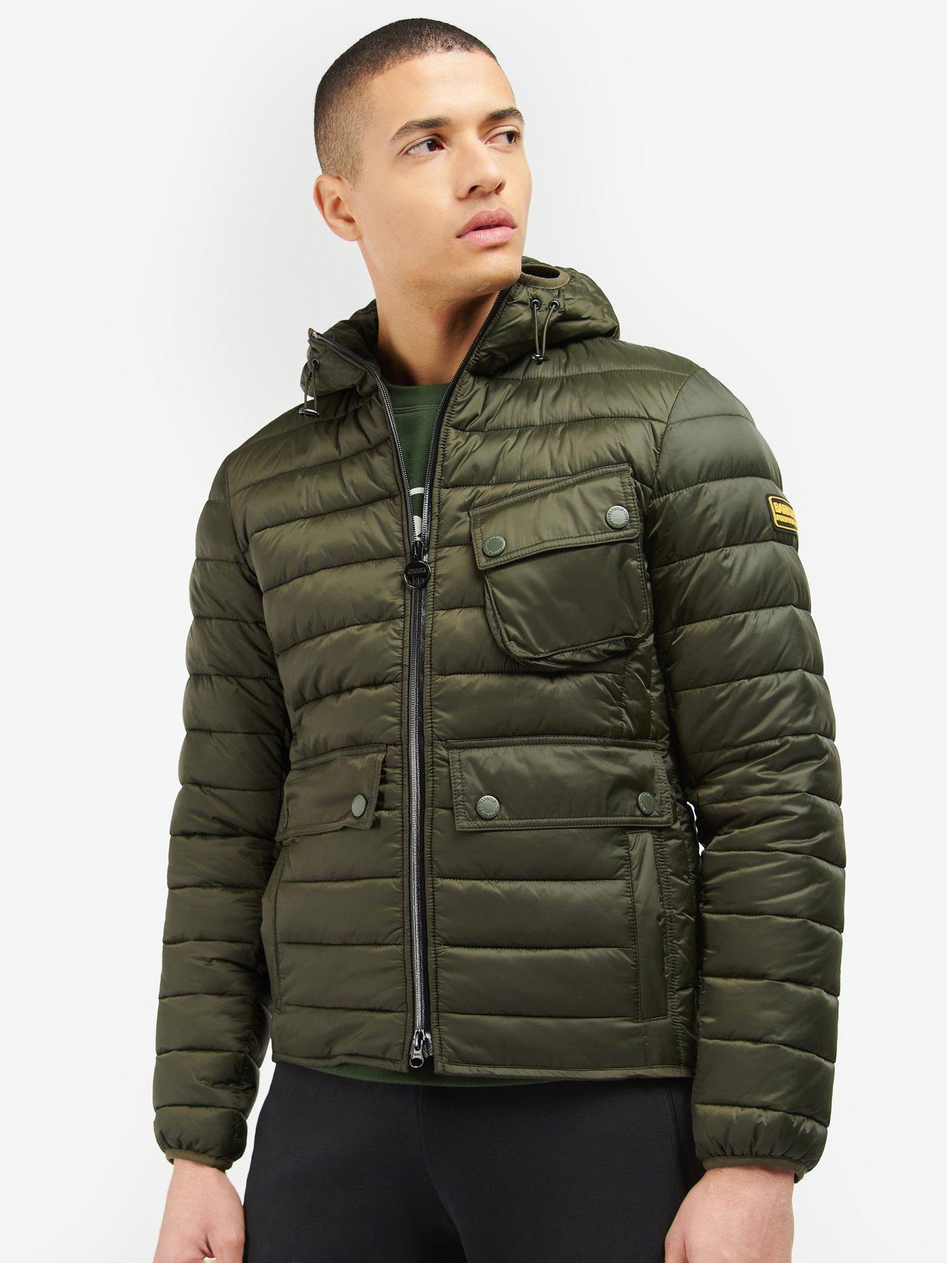 barbour hooded quilted jacket