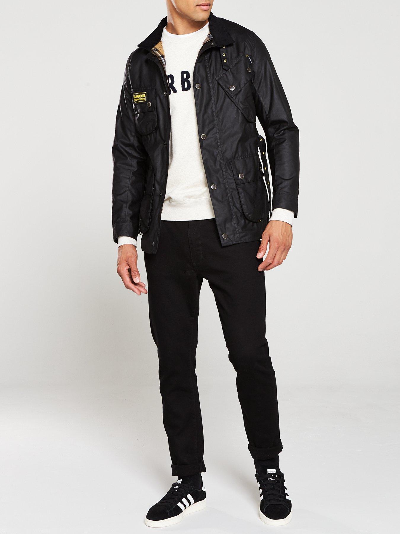 Barbour international deals slim jacket