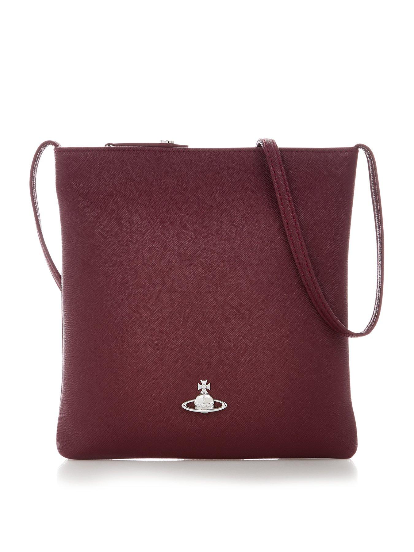 vivienne westwood burgundy bag