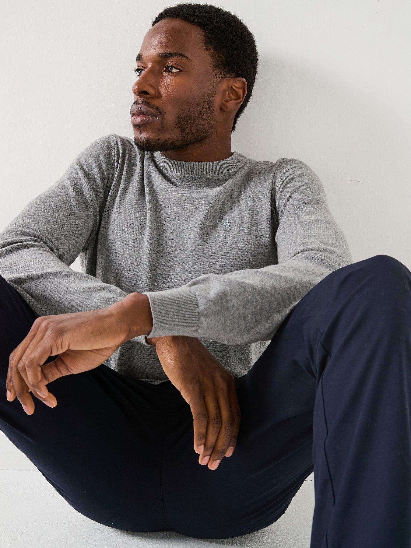 Image 5 of 6 of Barbour Crew Neck&nbsp;Jumper - Grey
