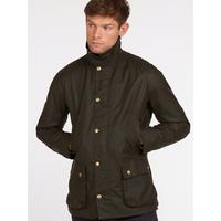 Barbour Ashby Wax Jacket - Olive Green | very.co.uk