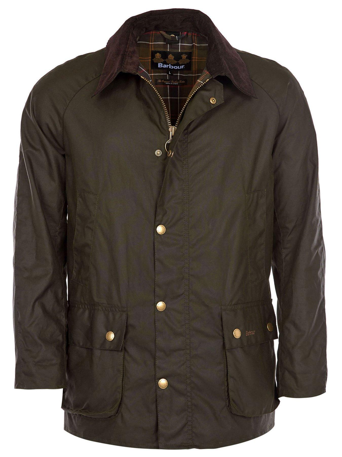 barbour ashby wax jacket olive 