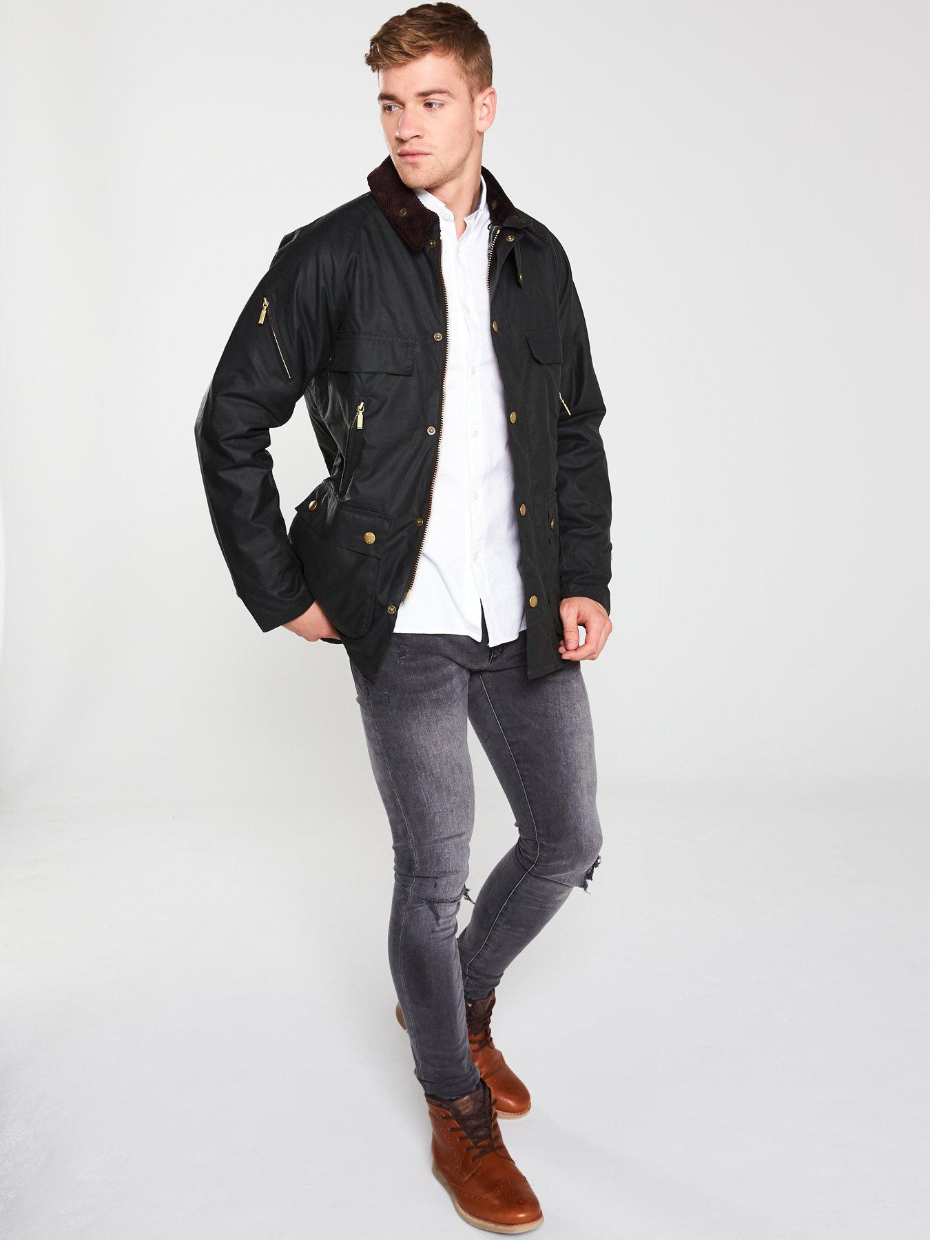 barbour icons bedale waxed cotton jacket