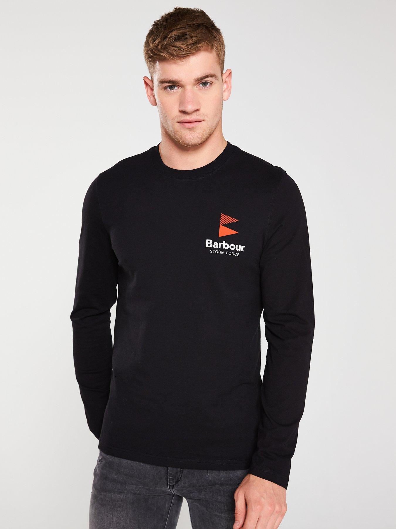 mens barbour long sleeve t shirt