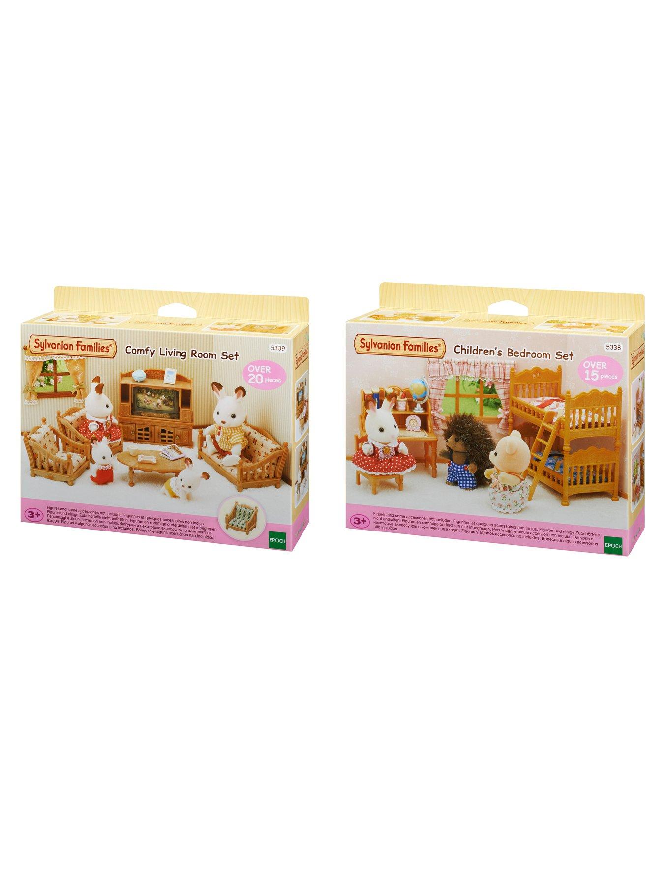 sylvanian families comfy living room set