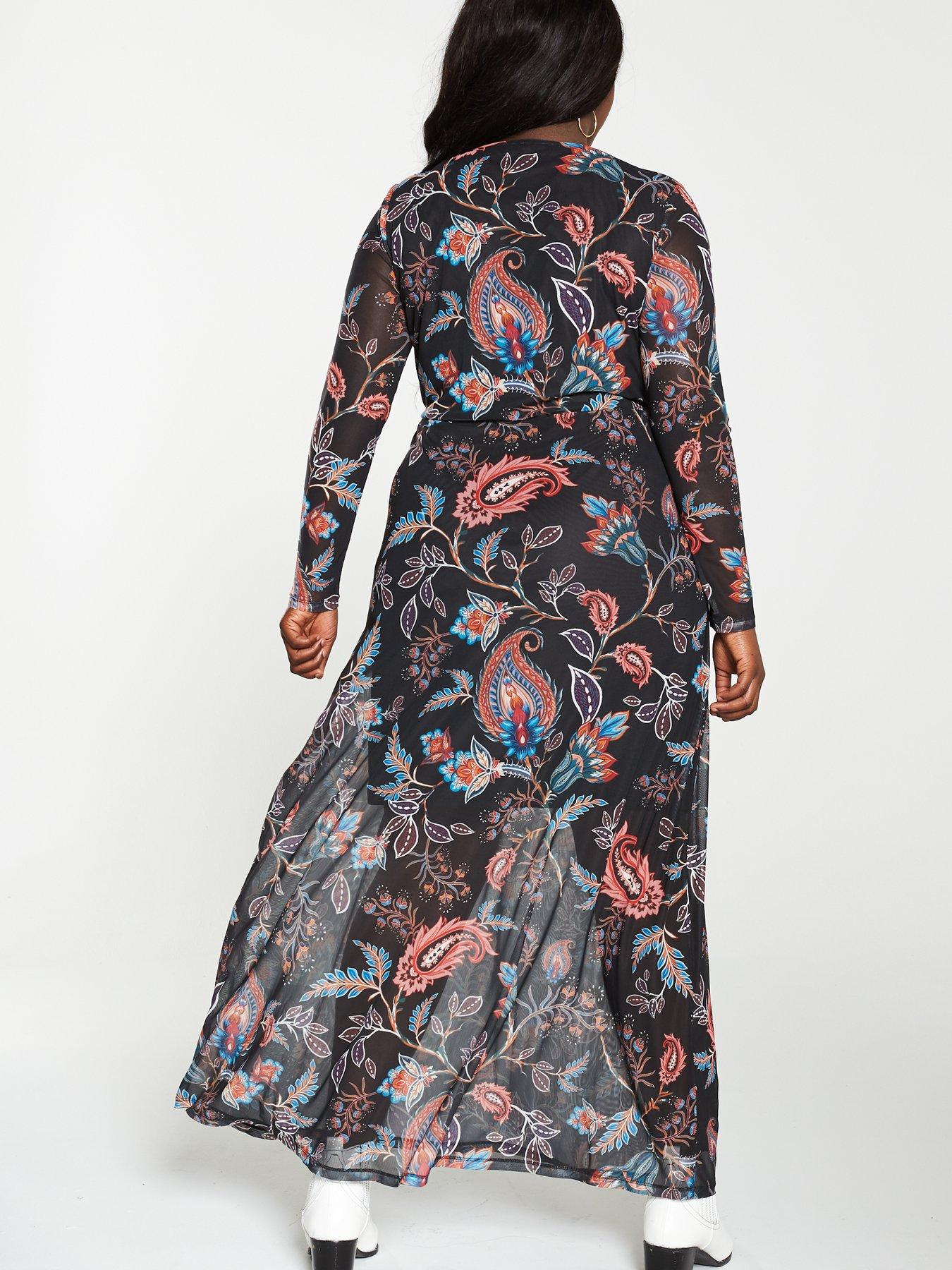 paisley maxi dress uk