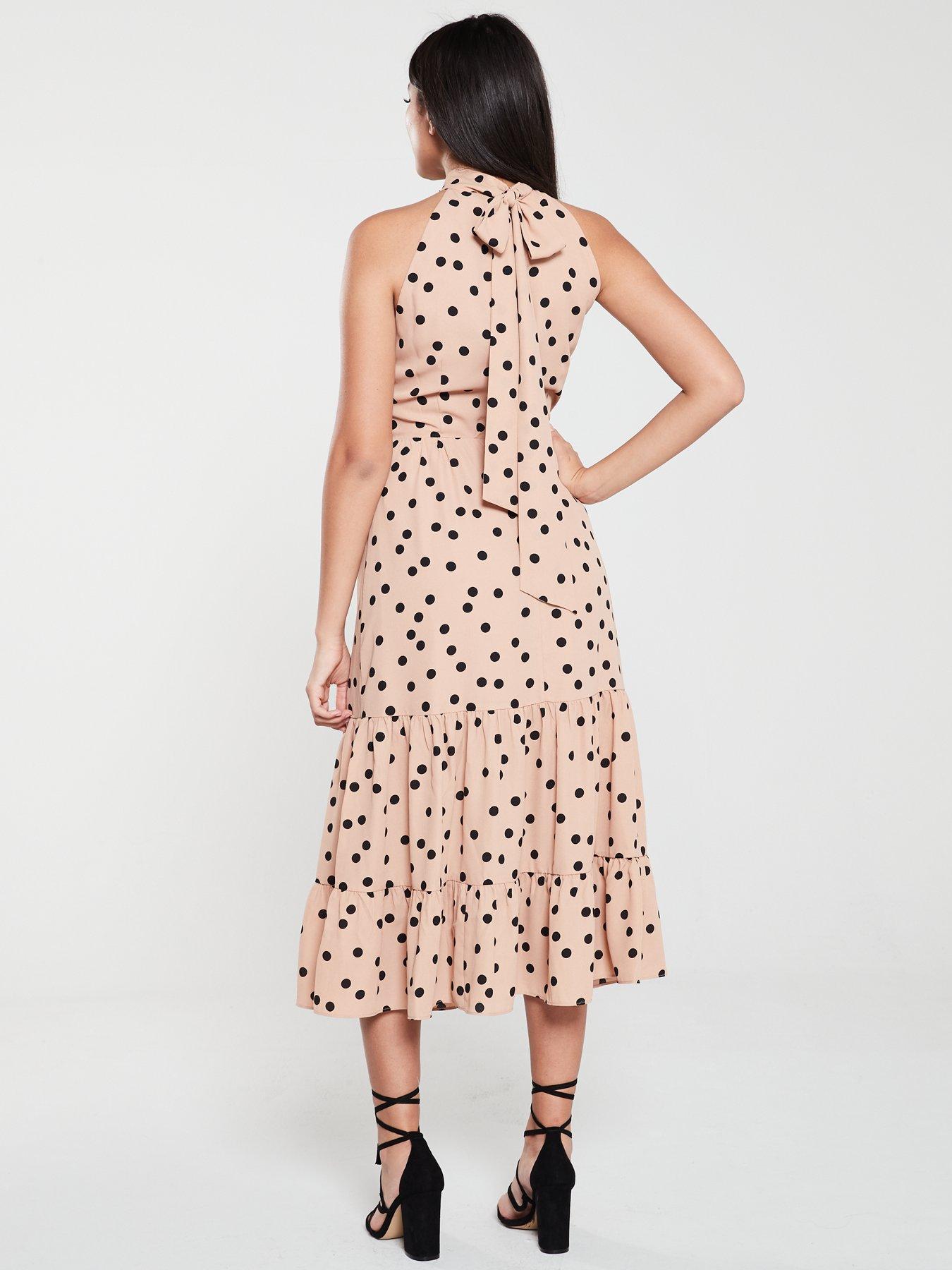 oasis tiered midi dress