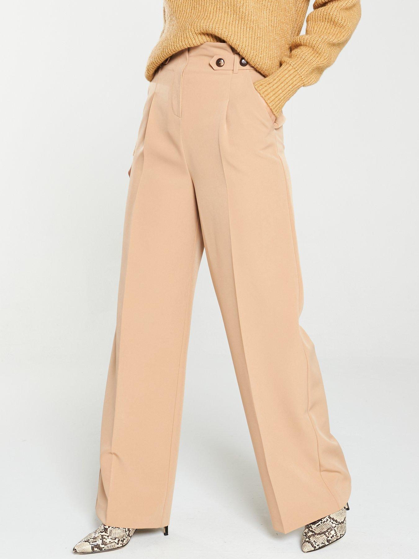 V By Very Paper Bag Wide Leg Trousers review