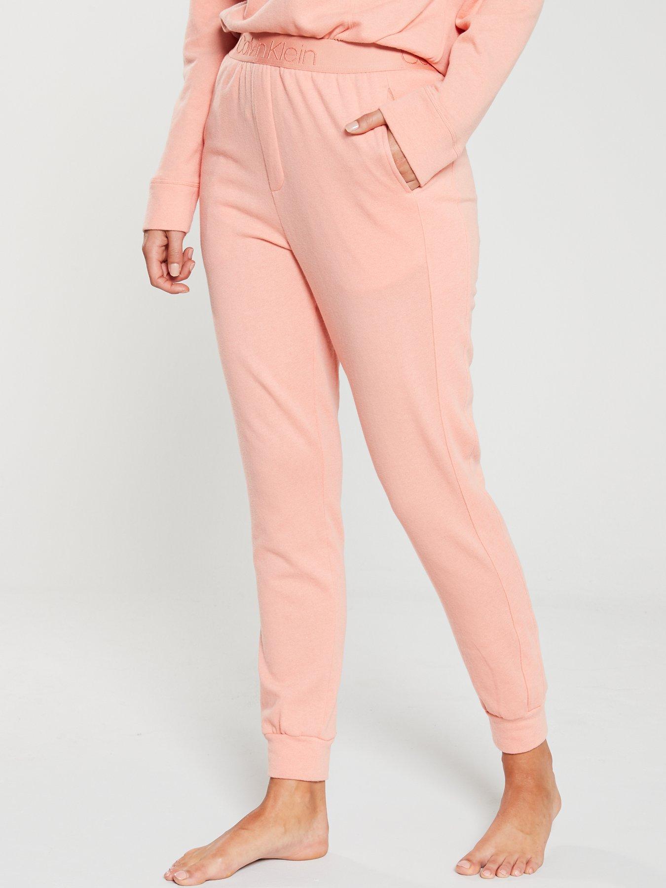 calvin klein pink lounge joggers