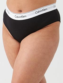 Calvin Klein Modern Cotton Plus Hipster Brief - Black