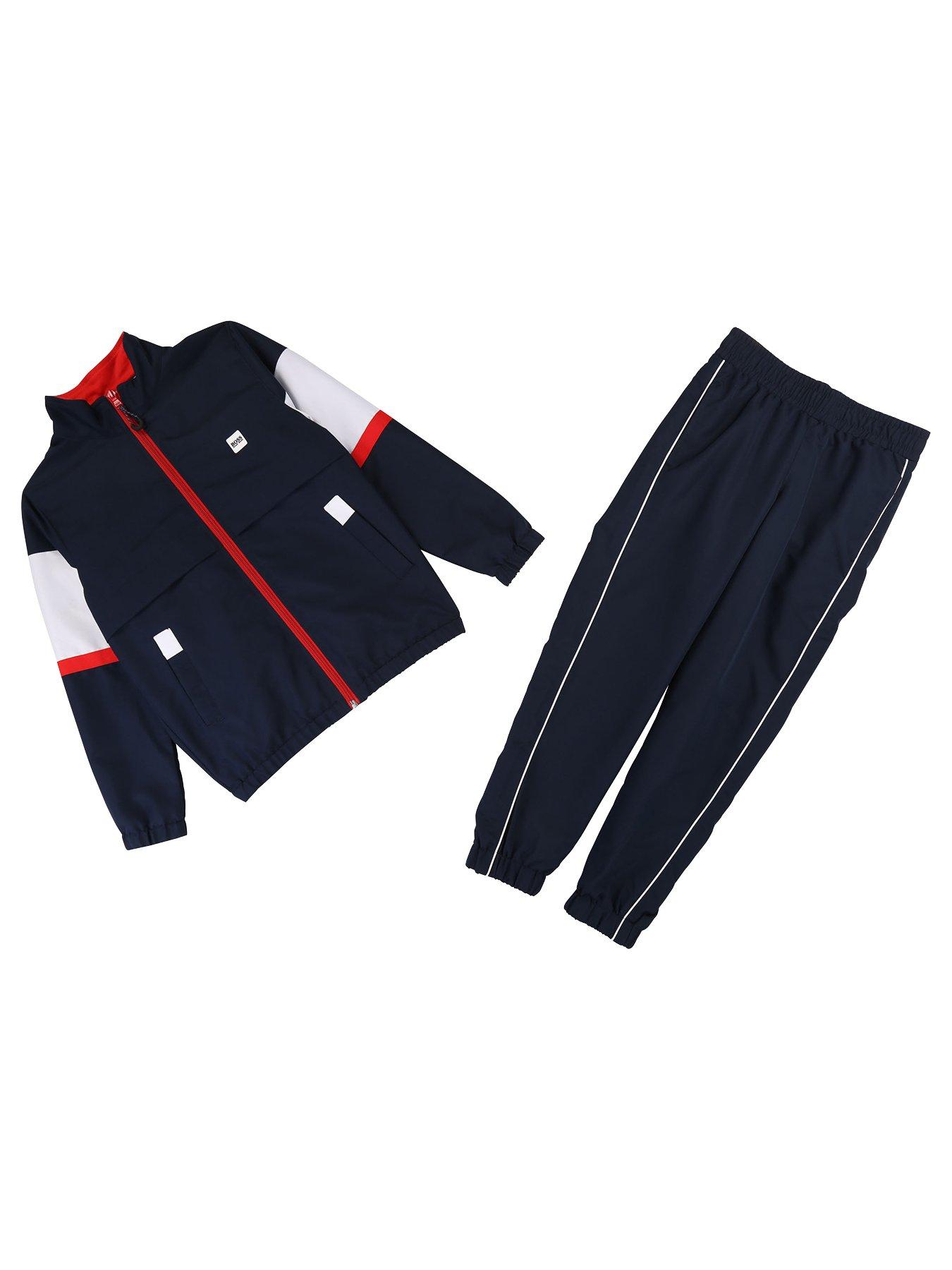 Boss Boys Colour Block Poly Tracksuit review