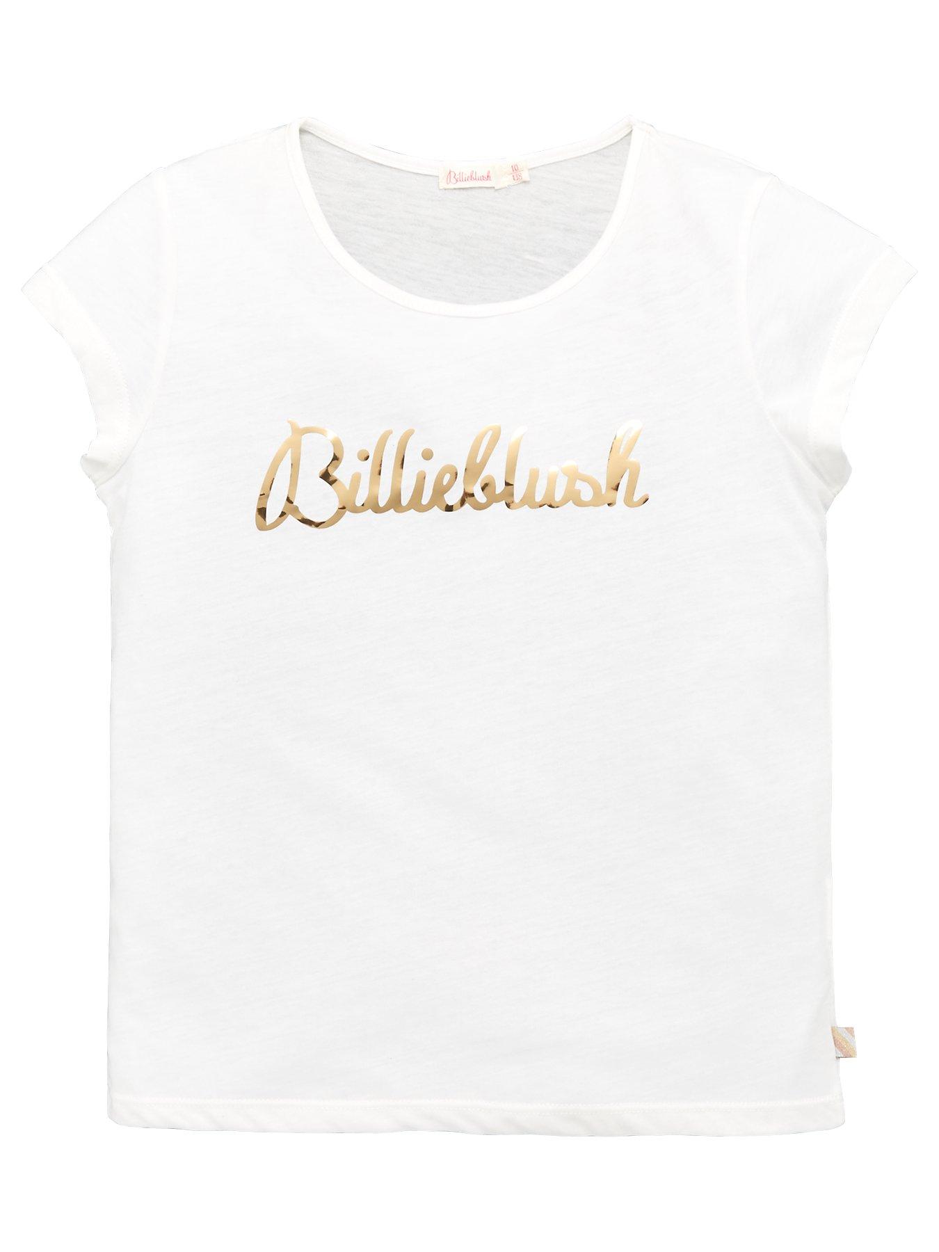 Billieblush Girls Short Sleeve Metallic Logo T-Shirt review