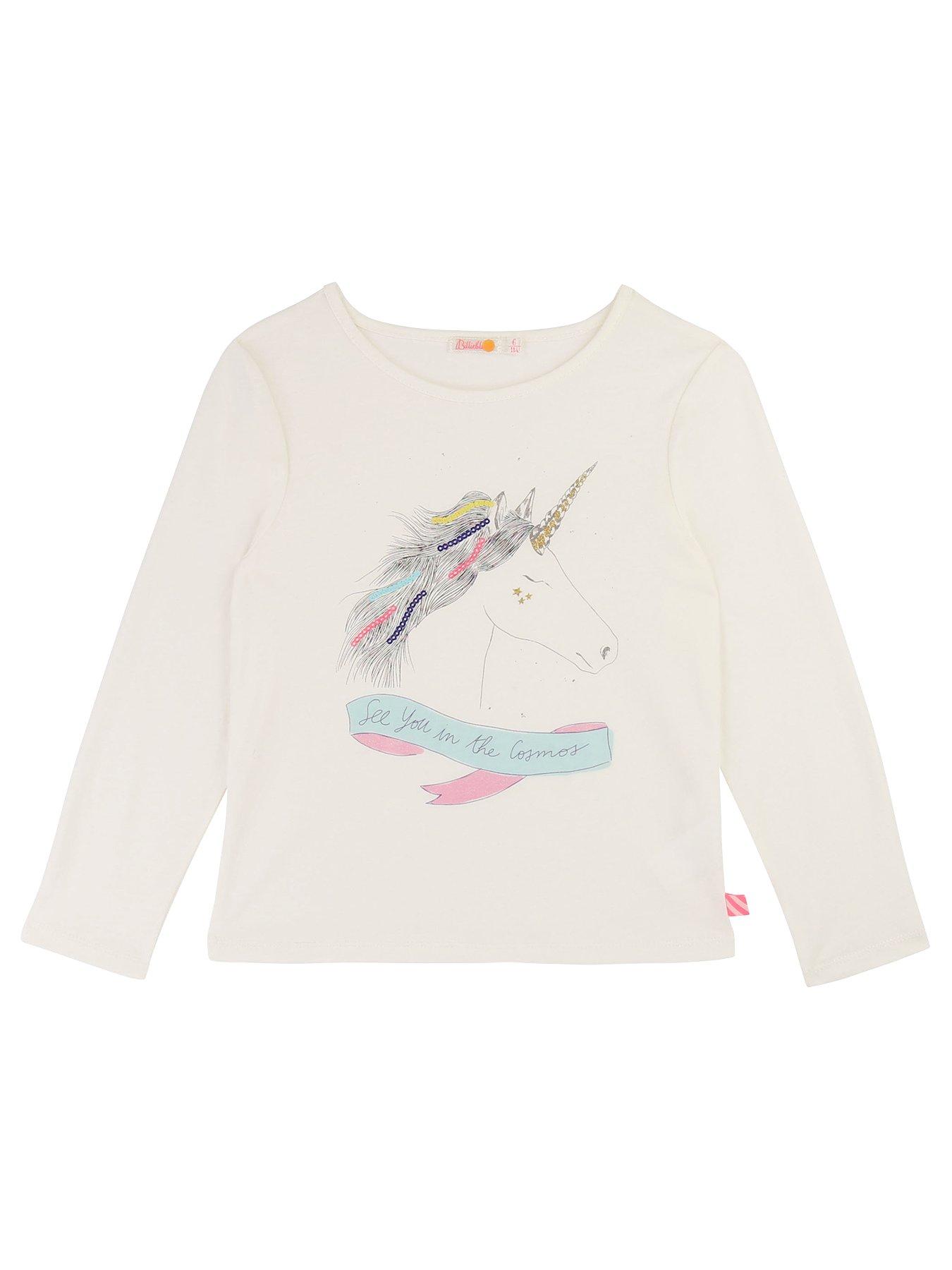 Billieblush Girls Long Sleeve Sequin Unicorn T-Shirt review