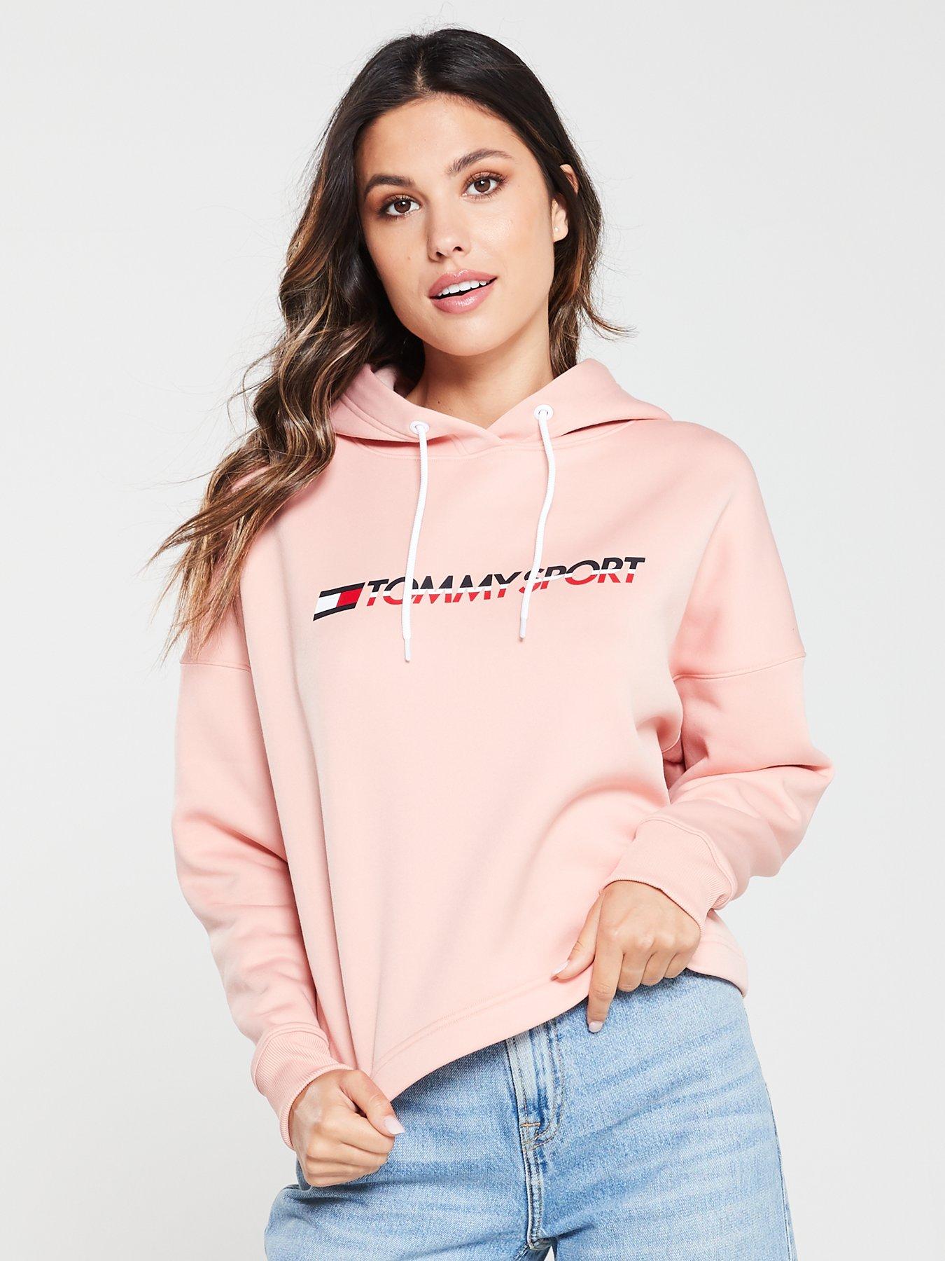 tommy jeans hoodie pink