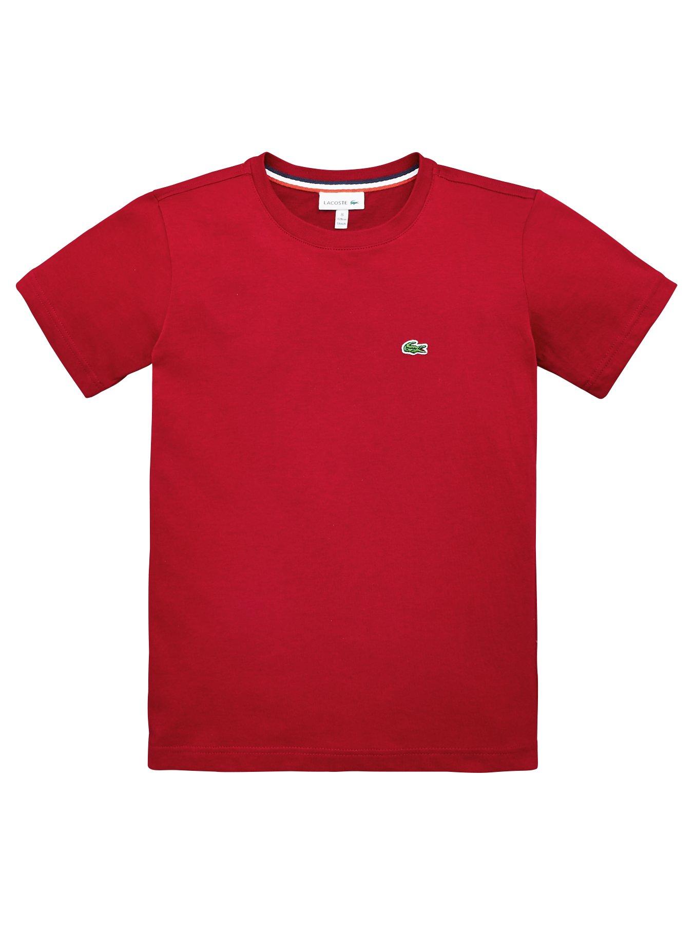 lacoste t shirt bordeaux