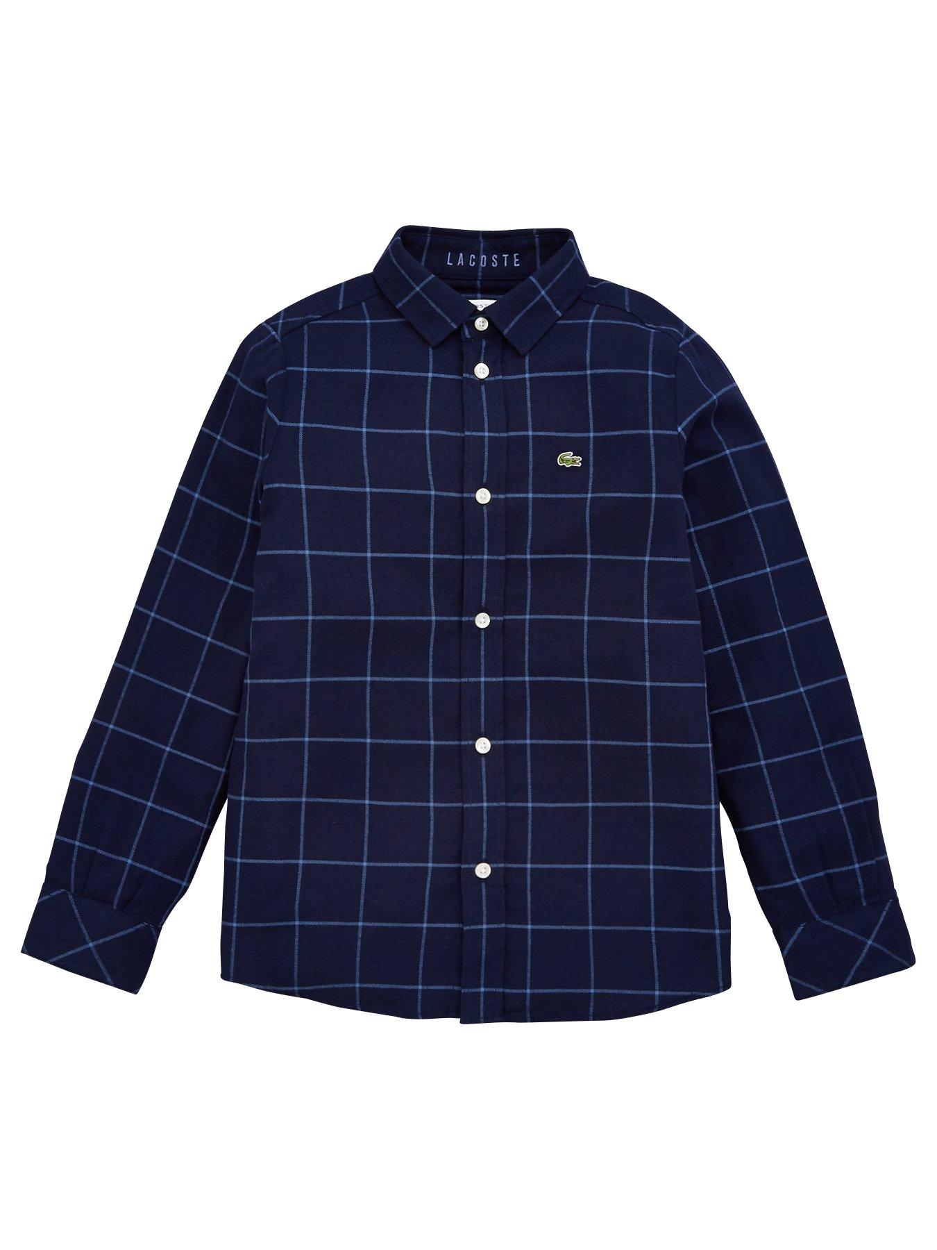 Lacoste Boys Long Sleeve Check Shirt review