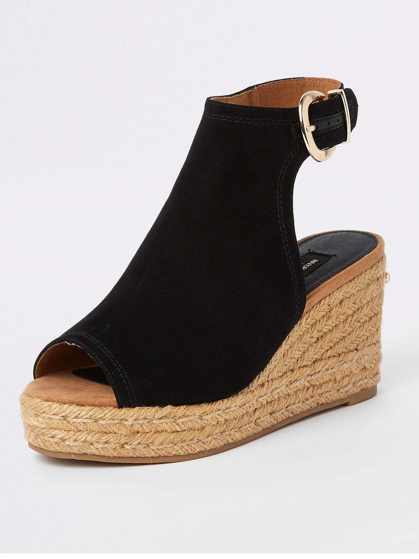 river island black espadrilles