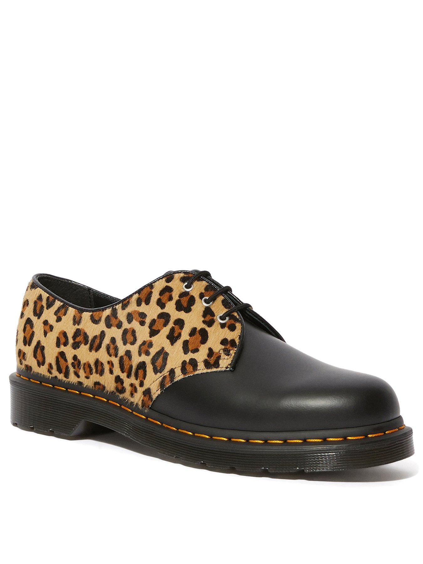 Dr Martens 1461 Flat Shoes Leopard Very Co Uk