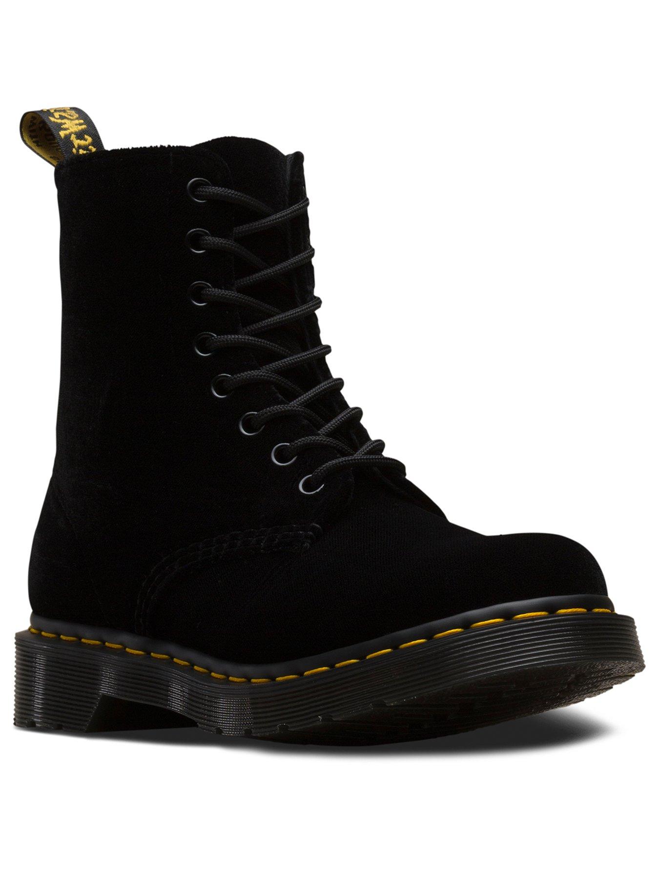 dr martens boots velvet